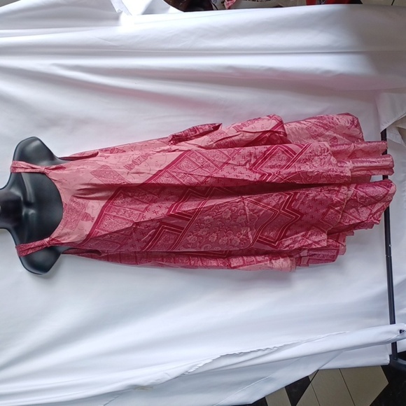 Junglee Billee Sleeveless‎ Dress Abstract Print Casual Free Size M/L/XL, 2 Layer - Picture 1 of 8